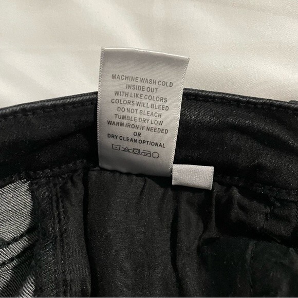 Vervet Haylie High Rise Skinny Black Jeans Size 24 Button Fly - Picture 7 of 7